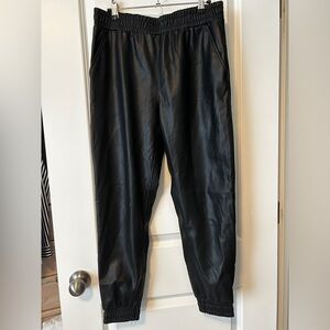 Faux Leather Jogger (NWT)